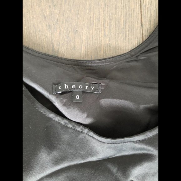 Theory Black Mini Dress - Picture 2 of 2